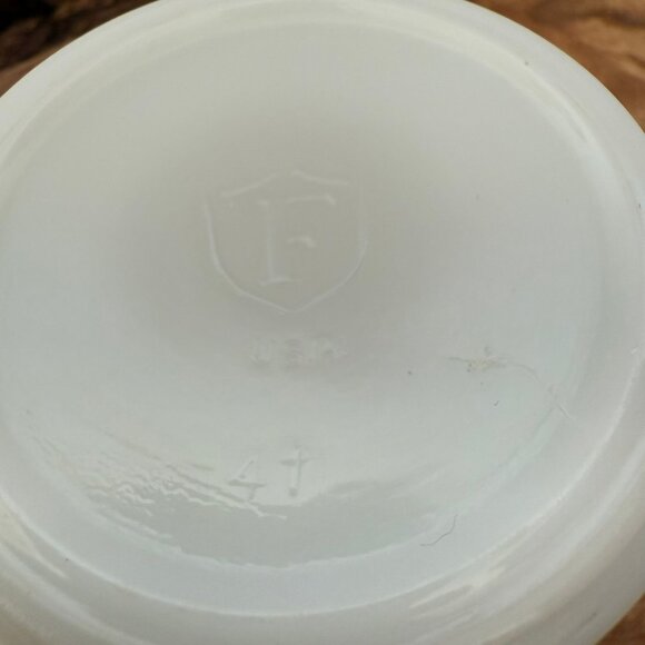 RARE - Vintage - Federal Glass Milk Glass - NESCAFE - Advertising - Mug - Picture 8 of 9